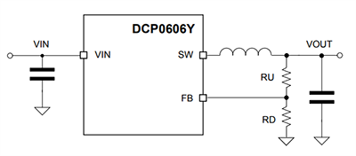 Block Diagram - STMicroelectronics DCP0606Y Automotive 6V/6A Step-Down Converter